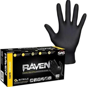 Raven nitrile Gloves - Large