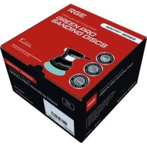 RGE - Hook & Loop 6" grit P120 Green Pro sanding disc - 100/pack