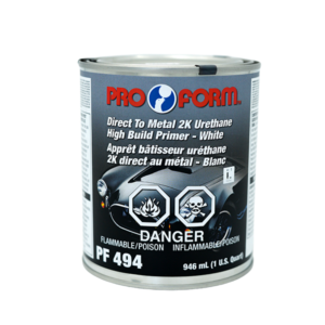 DIRECT TO METAL 2K URETHANE HIGH BUILD PRIMER WHITE