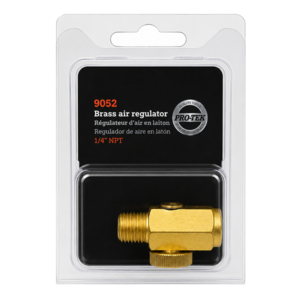 PRO-TEK BRASS AIR REGULATOR 1/4" NPT