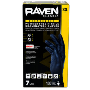 RAVEN NITRILE GLOVES (2XL)