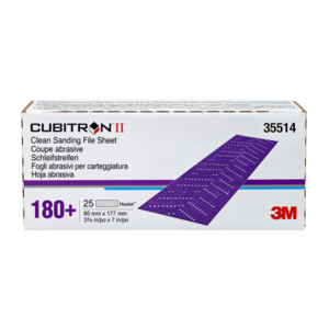 180+ CUBITRON II CLEAN SANDING FILE SHEET